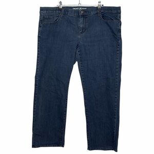 DKNY SOHO‎ Skinny Jeans Plus Size Mid Rise Dark Wash Pockets Stretch Ankle 16 W